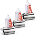 Loveinusa Toothpaste Tube Squeezer Dispenser, 3pcs Roller Silver. Fixed Price $17.72.