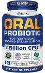 Tuthi Oral Probiotics 60 Count Peppermint Bad Breath Teeth Gums Dental Lozenges. Fixed Price $41.71.