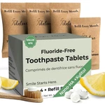 Tidalove Citrus Yuzu Mint Fluoride-free Toothpaste Tablets Nano Hydroxyapatite N. Fixed Price $62.48.