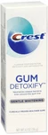 Crest Gum Detoxify Gentle Whitening Toothpaste 4.1 Oz. Fixed Price $12.43.
