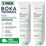 Boka Nano Hydroxyapatite Toothpaste Ela Mint Fluoride Free 4oz 2 Pack Shipp. Fixed Price $29.99.