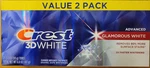 Crest 3d White Toothpaste Glamorous 2 Pack***buy More & Save More***. Fixed Price $9.99.