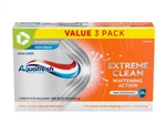 Aquafresh Extreme Clean Whitening Action Fluoride Toothpaste, 5.6 Oz, 3 Pack. Fixed Price $11.87.