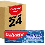 Max Fresh Travel Size Toothpaste With Mini Breath Strips, Cool Mint - 24 Pack. Fixed Price $34.71.