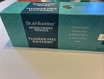 Brush Buddies Naturally Derived Toothpaste Anti-plaque + Whitening, Peppermint. Fixed Price $15.00.