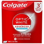 Colgate Optic White Advanced Hydrogen Peroxide Toothpaste, 3 Pack, 3.2 Oz.. Fixed Price $15.49.
