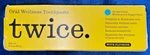 Twice Oral Wellness Toothpaste Natural Mint Fluoride Free Vegan New Sealed. Fixed Price $20.20.