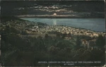 Astoria,or Columbia River Mouth By Night With Moon 1916 Portland John Mille,mt E. Fixed Price $3.99.