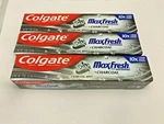 3 New Colgate Maxfresh W/whitening Toothpaste Charcoal Mint 1.9 Oz Ea. Fixed Price $13.29.