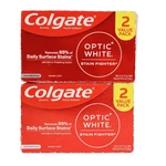 Colgate Optic White Stain Fighter Toothpaste, Mint 4.2oz 4 Tubes Total Exp11/25+. Fixed Price $15.26.