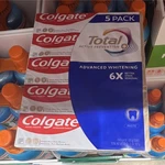 Colgate Total Advanced Whitening Toothpaste Mint 5 Pack Enamel Safe Sensitive. Fixed Price $20.99.