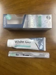 White Glo Bio Enzyme Whitening Toothpaste Gel Fluoride & Deep Clean Brush 5.2 Oz. Fixed Price $14.99.
