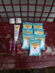 Brand New Lot Burts Bees 2 Hand Cream 6 Face Towel 3 Lip Balm 1 Kids Toothpaste. Fixed Price $12.95.