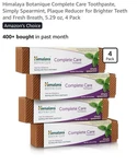Himalaya Botanique Complete Care Spearmint Plaque Reducer Toothpaste 4 Pack. Fixed Price $25.00.