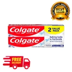 New Colgate Baking Soda And Peroxide Toothpaste, Teeth, 6 Oz Tube, 2 Pack. Fixed Price $12.50.