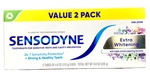 Sensodyne Extra Whitening Toothpaste For Sensitive Teeth Value 2 Pack Exp. 2028. Fixed Price $14.95.