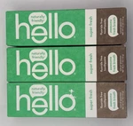 Lot Of 3 Hello Super Fresh Fluoride Free Natural Spearmint Toothpaste 4.7oz. Fixed Price $14.99.
