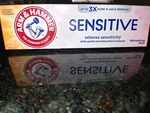 New Arm & Hammer Sensitive Teeth Gums Toothpaste 4.5 Oz. Fixed Price $12.00.