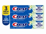Crest Premium Plus Antibacterial Toothpaste 7oz Smooth Peppermint 3 Pack - New. Fixed Price $29.99.