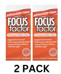 2 Pack Focus Factor Advanced Vision, 60 Capsules Ea, Exp 12/26 Nwob. Fixed Price $21.55.
