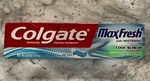 Colgate Maxfresh With Whitening Cool Scrub Toothpaste Mint Blast 6 Oz. Fixed Price $10.00.