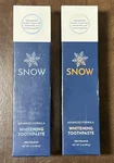 Snow Advanced Formula Whitening Toothpaste - 2 Sealed Tubes 3 Oz. Each. Fixed Price $24.95.