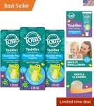 Toddler Toothpaste Fluoride-free Mild Fruit Gel Kids Baby 3 Pack. Fixed Price $30.51.