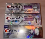 Crest 3d White Brilliance Fluoride Toothpaste Vibrant Peppermint 4.6oz-pack Of 3. Fixed Price $24.95.