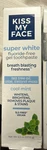 Kiss My Face Super White Gel Cool Mint Vegan Toothpaste Sls And Fluoride Free. Fixed Price $9.99.
