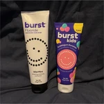 Burst Fluoride Teeth Whitening Toothpaste Wild Mint + Kids Bubblegum 2 Pack. Fixed Price $10.00.