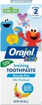 Orajel Kids Elmo Training Toothpaste Fluoride-free - 1.5oz Tube. Fixed Price $8.45.