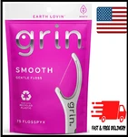 Grin Oral Care Smooth Flosspyx 75 Ct Dental Flosser. Fixed Price $6.25.