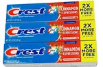 Crest Plus Cinnamon Expressions Rush 2.3 Oz 3 Pack Fluoride Toothpaste. Fixed Price $17.99.