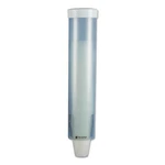 San Jamar Adjustable Water Cup Dispenser, 4 10 Oz Cups, Frosted Blue, 5/pack. Fixed Price $117.81.