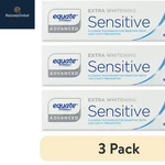 Equate Extra Whitening Sensitive Toothpaste, 4 Oz, 3 Pack. Fixed Price $18.89.