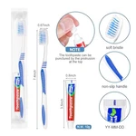 100 Pack Disposable Toothbrushes With Toothpaste Individually Wrapped, 10g. Fixed Price $64.95.