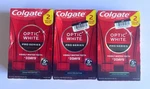 3 Colgate Optic White Pro Series Toothpaste 2 Value Pck 3oz, Imperfect Box 12/26. Fixed Price $28.95.