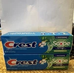 Lot Of 2 Crest Complete Whitening + Scope Fluoride Toothpaste 4 Oz. Unopened. Fixed Price $5.75.