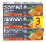 3x 100g Biomed Citrus Fresh Natural Vegan Toothpaste 3 Pack/3.5 Oz. Fixed Price $24.95.