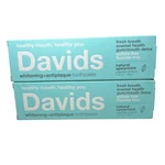 2x Davids Fluoride Free Toothpaste 5.25oz Whitening Antiplaque Vegan. Fixed Price $18.97.