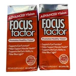 2x Focus Factor Advanced Vision 60 Caps Each Healthy Exp08/25 New. Fixed Price $14.99.