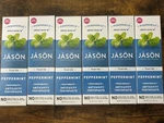 Jason Powersmile Peppermint Toothpaste With Fluoride 6 Pack Exp 01/31/26. Fixed Price $51.99.