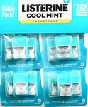Listerine Cool Mint Pocketpaks On-the Go Freshness, 288 Breath Strips. Fixed Price $22.38.