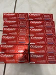 12 Colgate Optic White Toothpaste Stain Fighter 4.2 Oz Lean Mint Paste Co12. Fixed Price $32.85.