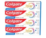 Colgate Total Whitening Toothpaste Mint 5.1 Oz 4 Pack Fluoride Stannous. Fixed Price $22.99.