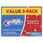 Crest Kid's Cavity Protection Toothpaste, Kids For Children An. Fixed Price $10.97.