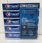 Crest Pro-health Advance Fluoride Anticavity Toothpaste - Pack Of 5. Fixed Price $9.97.