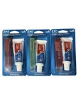 3 Pack Crest Toothpaste & Toothbrush Set (travel Size ). Fixed Price $12.99.