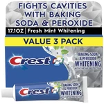 Crest Plus Baking Soda & Peroxide Teeth Whitening Toothpaste,mint, 5.7 Oz,3 Pack. Fixed Price $7.20.