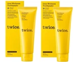 Twice Charcoal Icy Mint Naturally Whitening Fluoride Free Toothpaste ( 2 Pack ). Fixed Price $17.99.